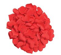 Hemobllo Confeti de Mesa Forma de Corazón 3 CM 300 Piezas Color Rojo para Decoración Romántica San Valentín Bodas Aniversarios Fiestas