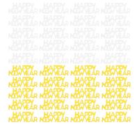Hemobllo Confeti para Fiesta Año 450 Piezas Letras Confeti Decorativo Oro y Plata Mezcla, Decoración de Mesa para Celebración Fin de Año y Eventos Festivos