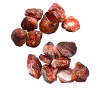 Hemobllo Conjunto de Bloques Decorativos de Ágata Roja Natural, Piedras Difusoras Únicas Texturas y Formas Irregulares para Decoración de Mesa Hogar