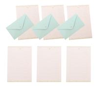 Hemobllo Conjunto de Sobres de Papel de Papelería y Papel para Escribir Cartas A5 5 Unidades Elegante para Dejar Mensajes y Copiar Poemas