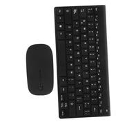 Hemobllo Conjunto De Teclado y Ratón Inalámbricos Ergonómicos con Diseño Minimalista y Distribución Latina Español para Oficina y Estudio Conexión USB Sin Cables Compatible con Pc y Portáti