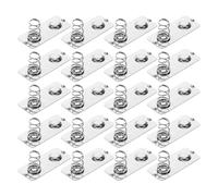 Hemobllo Contactos de Resorte para Batería AA, 100 Piezas, Convertidor de Polaridad Negativo a Positivo, Tamaño 28x12 Mm, Terminal de Acero para Reemplazo en Juguetes y Controles Remotos