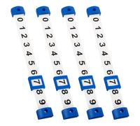 Hemobllo Contador de Puntuación para Futbolín de Mesa 4 Unidades de Plástico Resistente Diseño Compacto Números Grandes Fáciles de Leer Accesorios para Mesa de Futbol Uso para Juegos