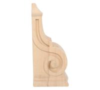 Hemobllo Corbel de Madera Khaki Diseño Europeo Versátil y Tallado Elegante para Mantel y Sala de Estar, Durabilidad Excepcional y Estilo Tradicional Vintage