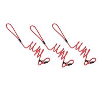 Hemobllo Correa de Adiestramiento para Perros de Nailon Resistente al Desgaste 06X140 CM Rojo 3 Piezas para Entrenamiento Profesional y Uso Diario