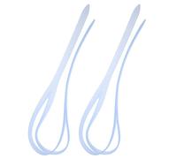 Hemobllo Correa de Silicona para Gafas de Buceo 2 Piezas con Hebillas Transparentes y Banda Azul, Repuesto Ajustable para Máscara de Snorkel y Natación, Accesorios para Deportes Acuáticos