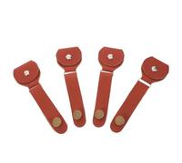 Hemobllo Correa para Clavijero de Guitarra Marrón 4 Piezas Cierre Antideslizante Ukelele Funda Portátil para Púas Accesorios Prácticos para Instrumentos Electroacústicos