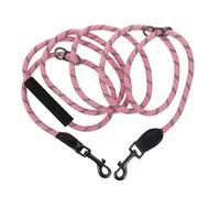 Hemobllo Correa para Perros Doble Anclaje Ajustable con Banda Cruzada Resistente y Reflectante para Perros Pequeños y Medianos para Correr y Pasear