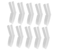 Hemobllo Corrector de Forma de Nariz y Clip Nasal 10 Piezas Soporte en U de Plástico para Elevación del Puente Nasal Uso Diario Belleza Accesorios