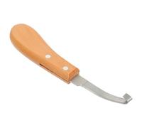 Hemobllo Cortador para reparar herraduras Archivo de herradura Herramienta para herrar Acero Inoxidable Madera mango antideslizante para caballos y ovejas en establo