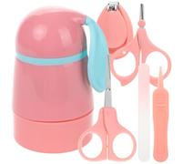 Hemobllo Cortaúñas para Eléctrico Estuche Bonito Incluye Cortauñas Tijeras y Kit de Cuidado para Recién Nacidos y Pequeños