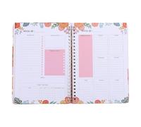 Hemobllo Cuaderno de Planificación Semanal Listas y Recordatorios Espiral A5 Libreta de Notas de Escritura Diaria, Papel y Aleación Vocabulario, DIY y Hogar, para Compañeros