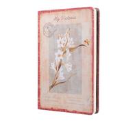 Hemobllo Cuaderno Diario de Tela Estilo Europeo, Tamaño 25k, Tapa Rígida, Bloc de Notas Portátil para Estudiantes y Viajeros, Cuaderno Práctico para Escribir y Organizar Horarios