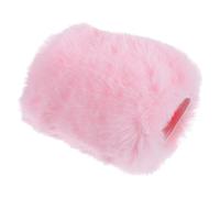Hemobllo Cubierta Antiviento Para Micrófono De Felpa Artificial Compatible Con Mk4 y, Protección Contra Salpicaduras y Viento Para Grabación Interiores, Micrófono De Condensador, Color Rosa