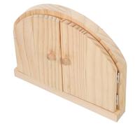 Hemobllo Cubierta de Interruptor de Luz de Palanca en Madera Maciza Sistema de Doble Puerta para Protección en Guarderías y Habitaciones de