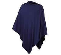 Hemobllo Cubierta De Lactancia Multifuncional Para Mamás, Protector Para Cochecito Ajustable, Tela Transpirable De Color Azul Marino, Funda Anti Viento Para Exteriores,