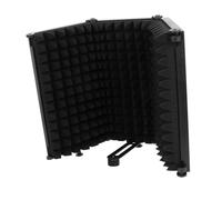 Hemobllo Cubierta Insonorizada para Parabrisas Protector de Filtro de Micrófono Negro Filtro de Micrófono para Uso Estudio Panel Absorbente de Sonido