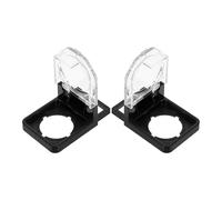 Hemobllo Cubierta Protectora para Interruptor de Botón de 22mm, Plástico Resistente, Diseño Ajustado y Suave, Adecuado para Líneas de Ensamblaje y Protección Antipolvo, Pack de 2 Unidades
