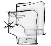 Hemobllo Cubiertas para Manillar de Moto a Prueba de Lluvia y Viento, Manoplas Grandes Transparentes para Protección Térmica en Ciclismo y Uso en Condiciones Húmedas