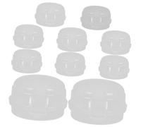 Hemobllo Cubiertas para Perillas de Cocina a Prueba de Niños para Estufa de Gas, Protección Transparente Resistente al Calor, Seguridad Infantil para Hogar, Pack de 2 Unidades