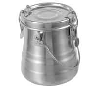 Hemobllo Cubo de Pinceles Limpiador de Pinceles de Acero Inoxidable Tapa, Plata, Limpieza Rápida, Ahorro de Espacio, para Artistas y Estudiantes de Arte en Clases de Pintura y Estudios