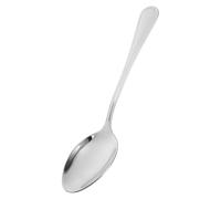 Hemobllo Cuchara Grande Práctica y Apta para Lavavajillas Diseño Ergonómico para Servir de Acero Inoxidable Plata en Cocina Doméstica y Comercial