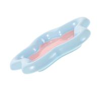 Hemobllo Cuenco de Cerámica Pequeño para Mascotas Cuencos de Cerámica para Agua y Comida para Gatos Diseño Estrella Plato para Evitar Bigotes Apto para Comida Húmeda de Gatitos