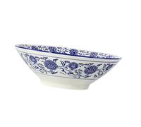 Hemobllo Cuenco de Estilo Chino Grande para Ramen Ensalada y Arroz Práctico Bol Resistente Diseño Creativo para Cocina y Restaurante
