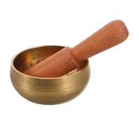 Hemobllo Cuenco de Meditación Nepalí de Cobre Puro 8 Cm, Cuenco Sonoro Artesanal para Yoga y Relajación, Instrumento Musical Tibetano Portátil para Rituales y Bienestar Espiritual