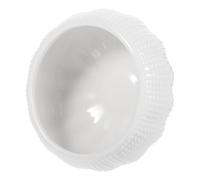 Hemobllo Cuencos de Cerámica para Postre Diseño Único y Fácil Limpieza, Tazón Blanco Adecuado para Familia y Picnic en Gastronomía Molecular