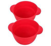 Hemobllo Cuencos de Silicona para Cera Depilatoria 2 Piezas 300 Ml Redondo Plegable para Depilación Facial y Corporal Piel Sensible Uso Doméstico y Viaje