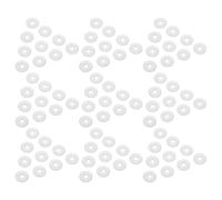 Hemobllo Cuentas Espaciadoras de Silicona para Pulseras y Collares Goma de Color 100 Topes Goma de Color, Uso Versátil para Manualidades y Creación de Joyas