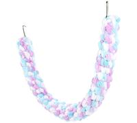 Hemobllo Cuerda de Algodón para Trepar Reptiles y Hámster Juguete Colgante para Jaula de Mascotas Pequeñas Percha de Cuerda Resistente para Reptiles y Roedores Accesorio Divertido para