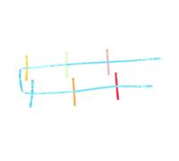 Hemobllo Cuerda de Seguridad para Aire Cuerda de Paseo para Preescolar Resistente y Ligera para Actividades y Excursiones Color Aleatorio Color Aleatorio