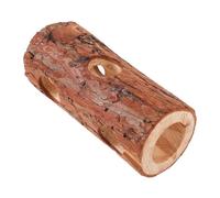 Hemobllo Cueva de Madera para Hámster Refugio Natural de Madera Juguete de para Roedores Seguro y para Hámsters y Chinchillas Diseño de Seis Huecos para Jaulas de Mascotas