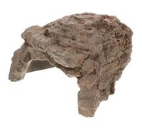 Hemobllo Cueva de Resina para Reptiles Refugio Natural para Decoración de Acuario para Geckos y Serpientes de Limpiar Duradero y Seguro para Mascotas