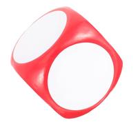 Hemobllo Datos Gigantes de Espuma DIY Redondeados Rojos Dados Borrables Educativos para Aula de Decorativos Multiusos y Juguetes para Actividades Familiares
