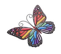 Hemobllo De Hierro Forjado Decoración De Pared Mariposas De Metal Para Interiores y Exteriores for Jardín o Sala De Estar