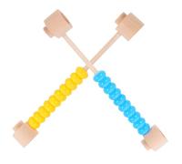Hemobllo De Juguete para Niños Educativo De Matemáticas, Tamaño Compacto, Material Duradero, Colores Amarillo y Azul, Herramienta De Cálculo para Desarrollo Cerebral, 2 Unidades