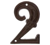 Hemobllo de Retro de Hierro para Puerta Número de Casa para Buzón y Decoración Exterior Diseño Antiguo y Instalación
