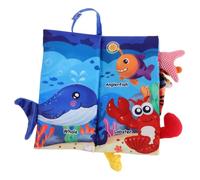 Hemobllo de Tela Suave para Bebés con Oceánica Sensorial para Nacidos para Desarrollo de Habilidades Lingüísticas y Sensoriales para Infantes