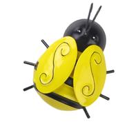 Hemobllo Decoración Colgante de Abejas de Hierro Efecto 3d, Escultura de Abeja Realista para Jardín y Patio, Adorno Mural Metálico para Decoración Exterior
