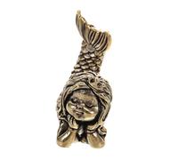 Hemobllo Decoración Feng Shui Estatua De Sirena Latón Diseño Clásico y Resistente