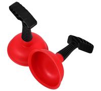 Hemobllo Desatascador de Fregadero Doméstico 2 Piezas, Émbolo Pequeño de Goma Rojo para Cocina y Baño, Herramienta Potente para Limpiar Desagües y Eliminar Bloqueos en Lavabo y