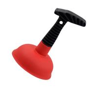 Hemobllo Desatascador de Tpr Fácil de Limpiar y Eliminar Obstrucciones Herramienta Manual de Tuberías Ventosa Roja para Cocina Adecuado para Uso Doméstico y Oficina