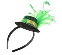 Hemobllo Diadema de con Sombrero de Verde para Fiesta de San Accesorio Fotográfico Festivo y Alegre para Eventos