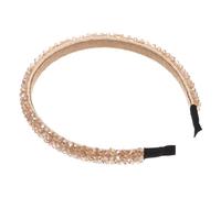 Hemobllo Diadema de Cristal con Cuatro de Cuentas Brillantes Accesorio Creativo para Chica Elegante Tocado Delicado y Ligero para Fiestas y Diario