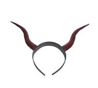 Hemobllo Diadema de Cuerno Infernal para Halloween Tocado de Cuernos de Plástico Accesorios de Fiesta para Disfraces de Bruja para Fiestas Temáticas y Cosplay de Demonio