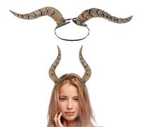 Hemobllo Diadema de Cuernos de Silicona para Halloween y Fiesta de Cosplay, Diseño Elástico y Único Que Crea Efectos Divertidos y Ambiente Especial