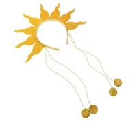 Hemobllo Diadema de Llama de Fuego con Purpurina, Aro de Pelo para Mujer y Niñas, Accesorio Ligero y Resistente para Fiestas Temáticas y Halloween, Diseño con Cuentas para Adulto y Niño